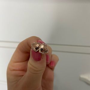 Coach Stud Heart Earrings